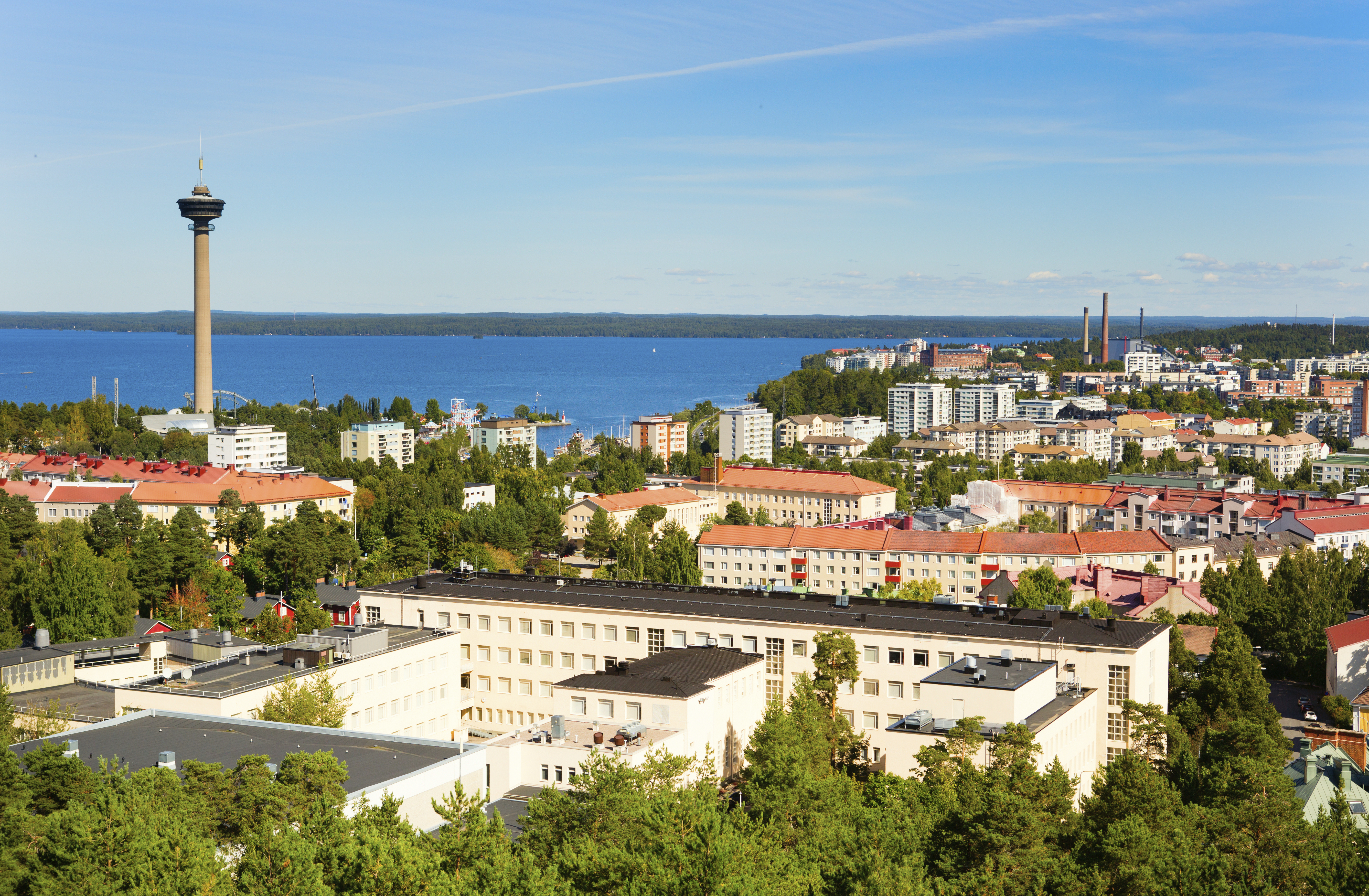 View of Tampere from Pyynikki tower