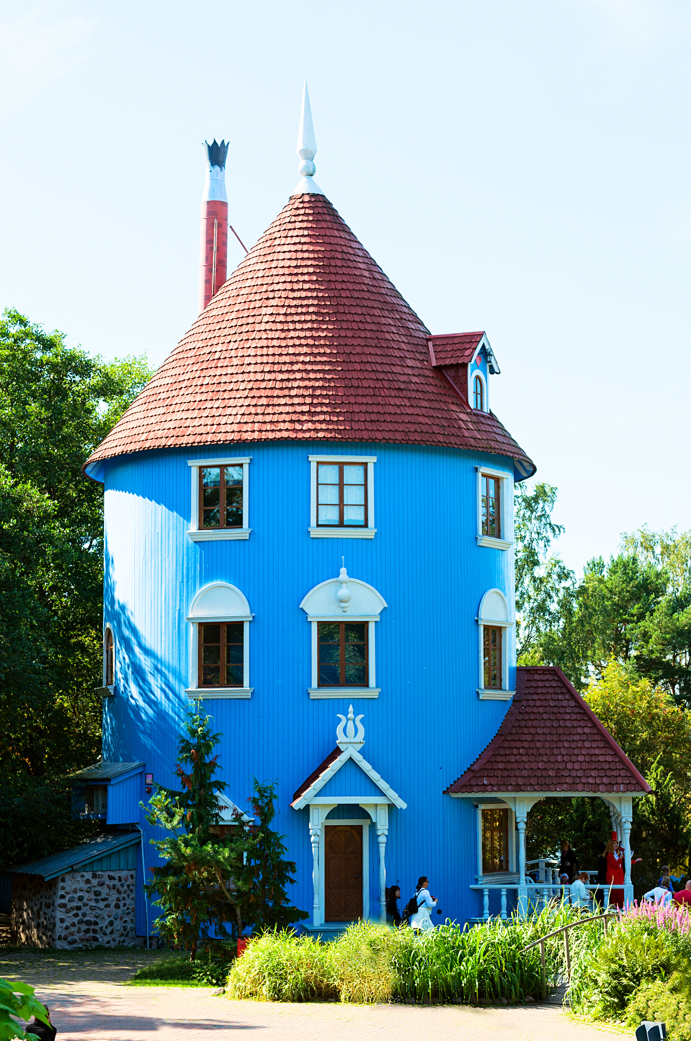 Moomi house in Moominworld.Finland